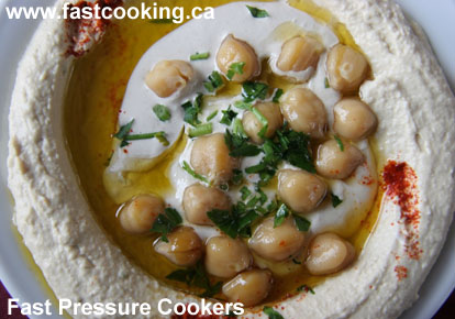 pressure cooker hummus
